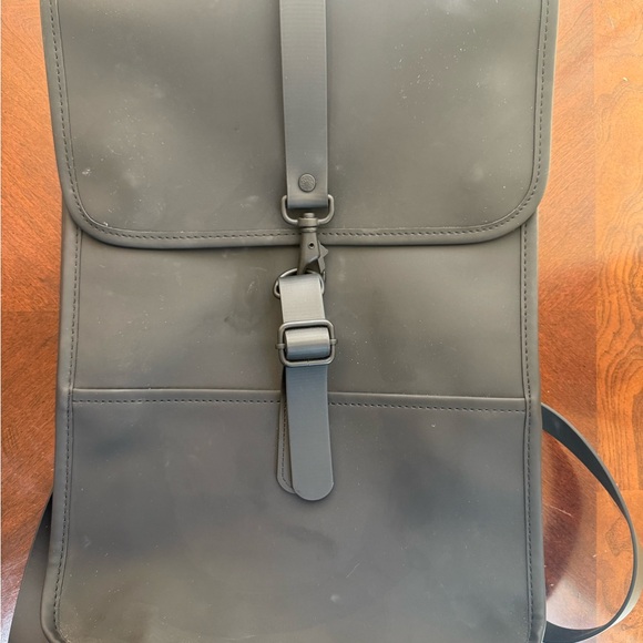 GENTLY USED: Rains Black Men's Backpack